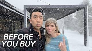 Louvered Pergola in the Snow - Honest Review - Home Improvement