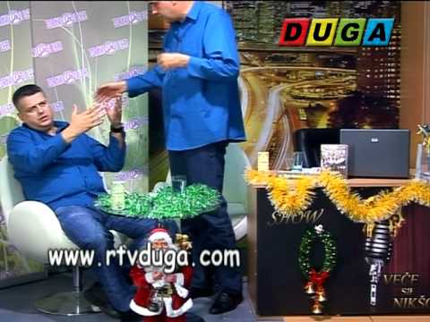 Tv Duga Sat Vece sa Niksom - ne iskoristeni kadrovi :) ZARE I GOCI