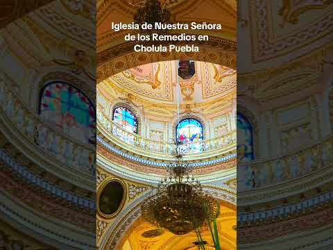 Iglesia de la Virgen de los Remedios en Cholula Puebla #viajes
