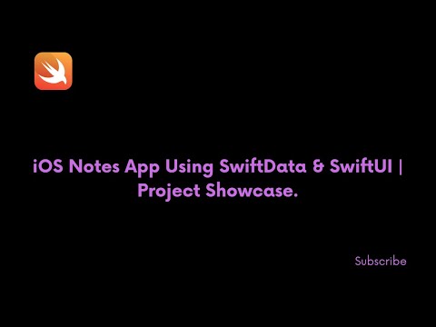 iOS Swift Notes App Using SwiftData & SwiftUI | Project Showcase.
