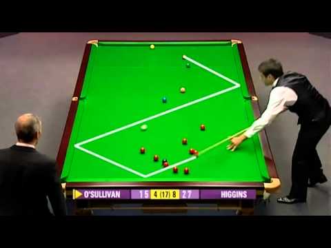 ▶ UK Championship 2009 Day 8  OSullivan — Higgins  Frame 13, weird situation
