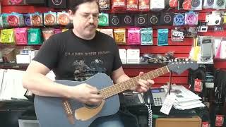 Video thumbnail for Demo of the Fender California Series Malibu Player Acoustic/Electric Guitar by O.J. Van Malmsteen