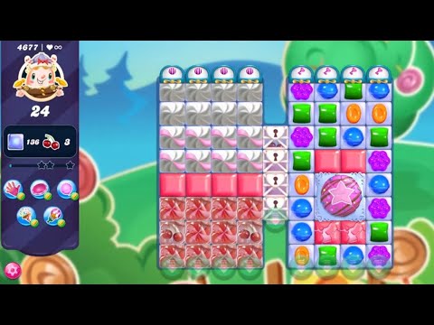 Candy Crush Saga LEVEL 4677 NO BOOSTERS (new version)🔄✅