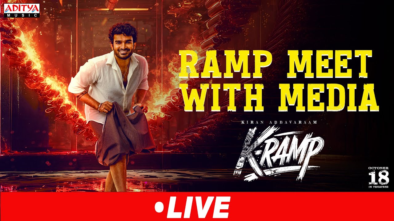RAMP MEET WITH Media LIVE | Kiran Abbavaraam | Yukti Thareja | Jains Nani | Chaitan Bhardwaj