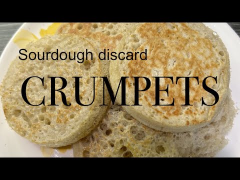 Sourdough discard crumpets