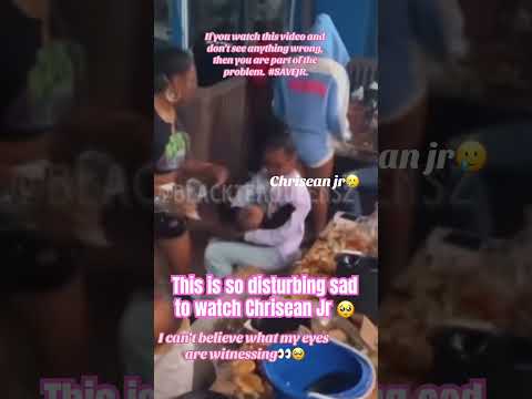 This is so disturbing and sad to watch Chrisean Jr 🥺 #shortvideos #chriseanrock #duet #blueface