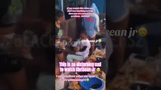 This is so disturbing and sad to watch Chrisean Jr 🥺 #shortvideos #chriseanrock #duet #blueface