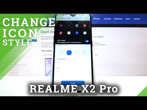 Icon Shape – REALME X2 Pro and Display Functions