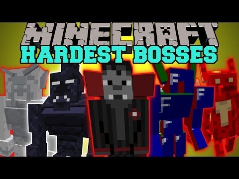 PopularMMOs - Minecraft: HARDEST BOSSES (EXTREMELY DEADLY BOSS MOBS!) TragicMC Mod Showcase