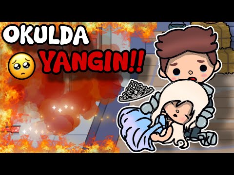 FIRE AT THE SCHOOL!!😥🔥Ep:2 (What Happened to the Babies?..) / Toca Boca World Turkish / Justin Toca