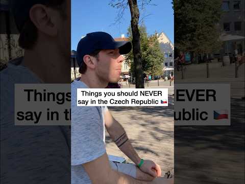 Things NOT to say in the Czech Republic 🇨🇿 #shorts