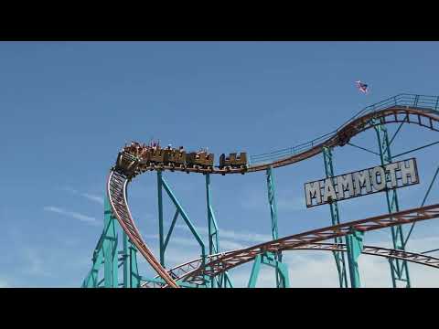Off-ride footage of a Mammoth train