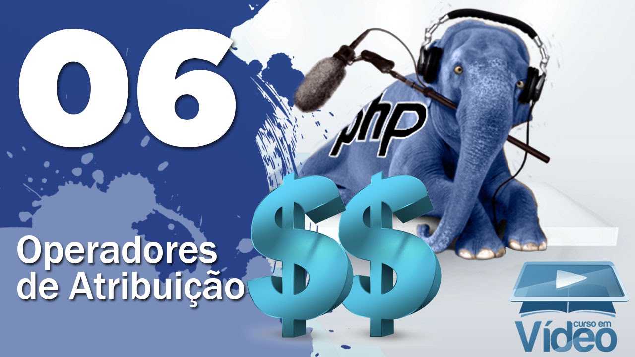 Operadores de Atribuição - Curso PHP Iniciante #06 - Gustavo Guanabara