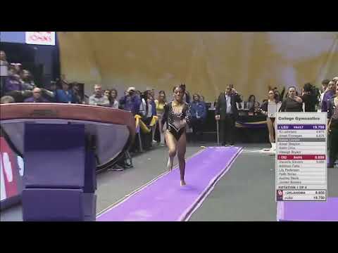 Kaliya Lincoln 9.95 Vault LSU vs Oklahoma 2-14-25