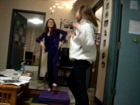Racheal's WHAM outfit/dance