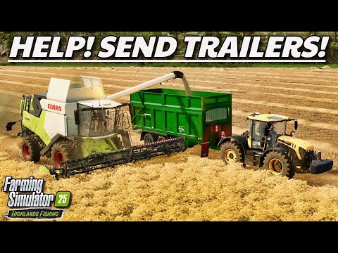 Wheat, Barley, Canola… VERY BUSY Harvest in Farming Simulator 25