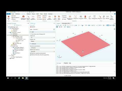 Modal Analysis of a Chladni Plate using COMSOL