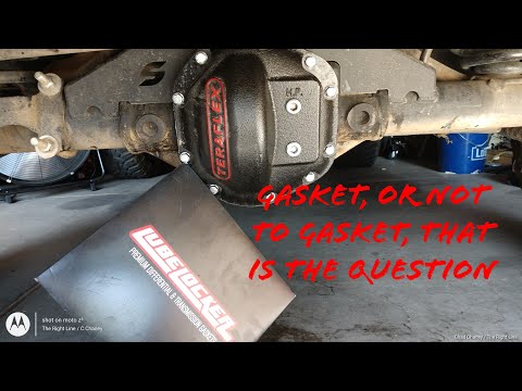 Gasket or not to gasket, that is the question. Sealing with Lube Locker.