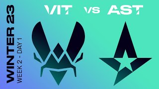 LEC Winter Split 2023 - W2D1 - VIT vs AST