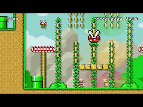 1-4 Cherry Wine Vines by Kyevmu - SUPER MARIO MAKER - NO COMMENTARY 1bg