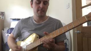 Albert Collins style telecaster tone. Slow blues jam in C