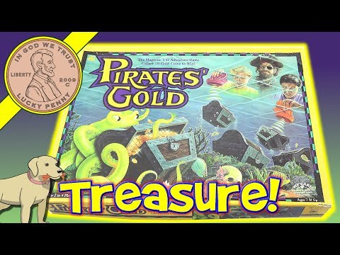 Pirates' Gold - The Magnetic 3-D Adventure Family Board Game - Golden Games
