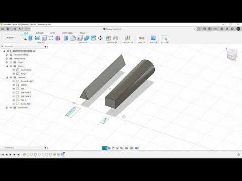 Sweep Vs Loft - Fusion 360