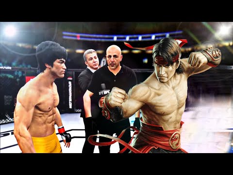 Bruce Lee vs Liu Kang  MK  ( EA Sports UFC 4 ) wwe mma
