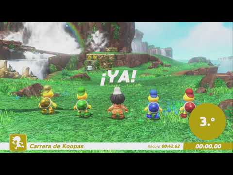 Super Mario Odyssey - Reino de las Cataratas - Copa Maestra del R. de las Cataratas