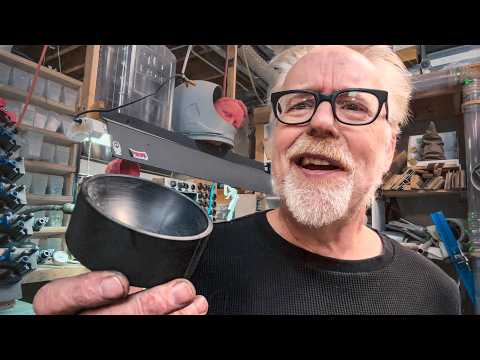 Adam Savage Attempts to Cut a Perfect Hemisphere!