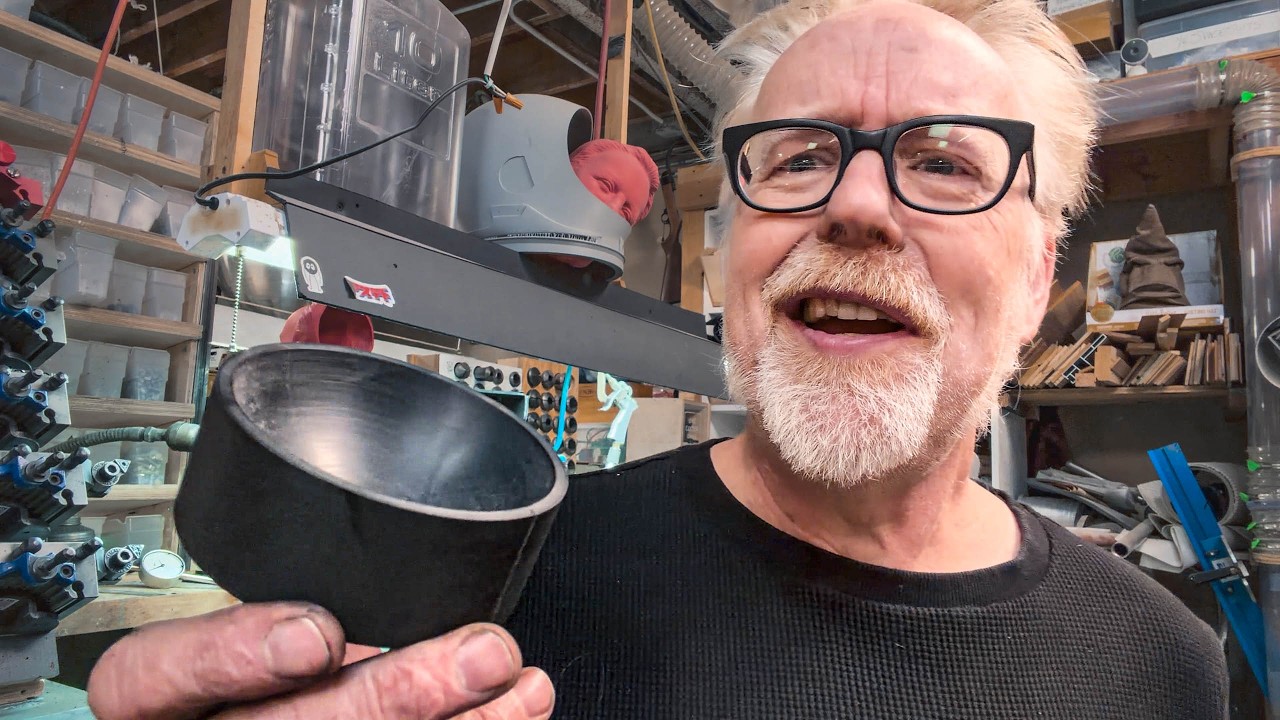 Adam Savage Attemps to Cut a Perfect Hemisphere!