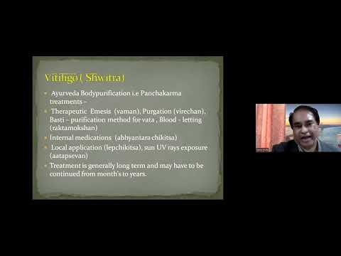 Dr. Salim Mulla's speech at Dermatology conference 2023 Dubai "Efficacy of Virechana in Vitiligo"