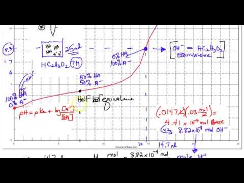 Lab 11 Review - Weak Acid Strong Base Titration - non equilibrium