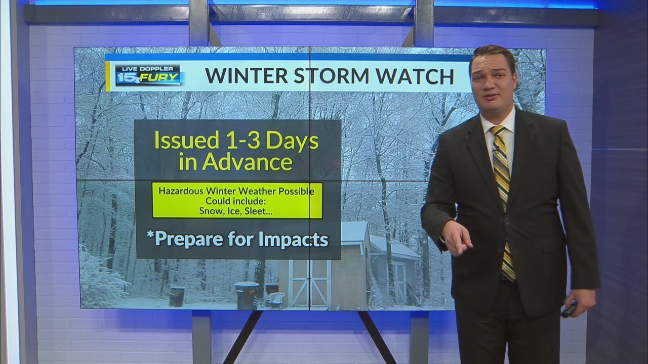 Winter Weather Preparedness Week: Alert terms to know