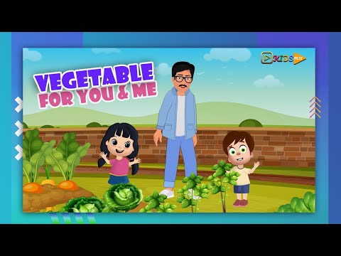 Vegetable song - Sing "Vegetables for you and me" with Anas and Alifiya | Nursery Rhyme for kids.