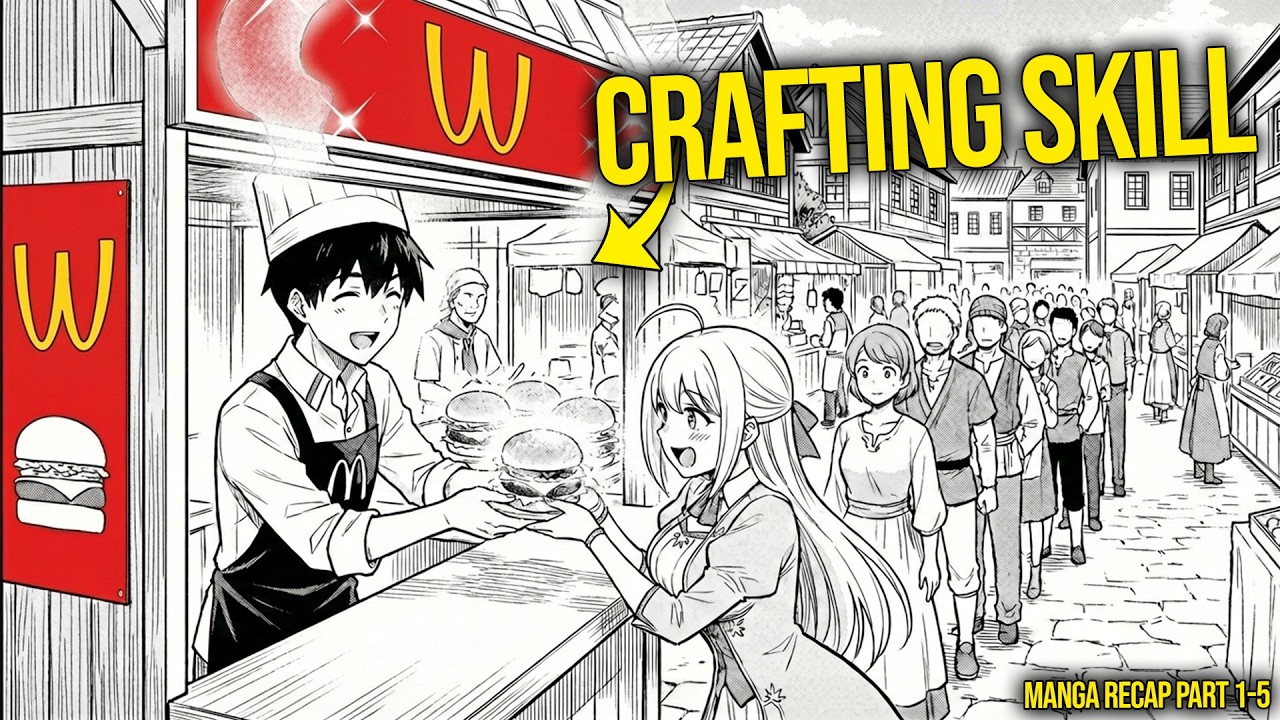 ISEKAI'D With A Food Cart Skill, He Spawns Infinite Ingredients & Builds A FAST FOOD Empire | Manga
