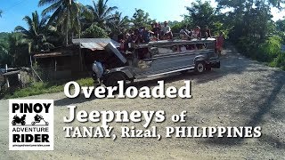 Overloaded Jeepney at Tanay, Rizal,Philippines