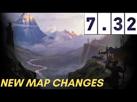 Dota 2 Map Changes 7.32 - New Patch