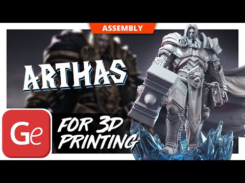 Arthas 3D Printing Figurine | Assembly by Gambody