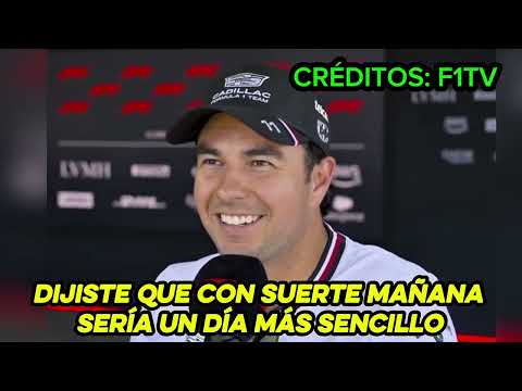 Statements from Checo Pérez after free practice sessions 1 and 2 of the Australian GP
