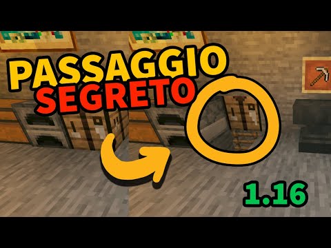 NUOVO PASSAGGIO SEGRETO INTROVABILE!! - Tutorial Nuovo Passaggio Segreto - Minecraft Tutorial ITA