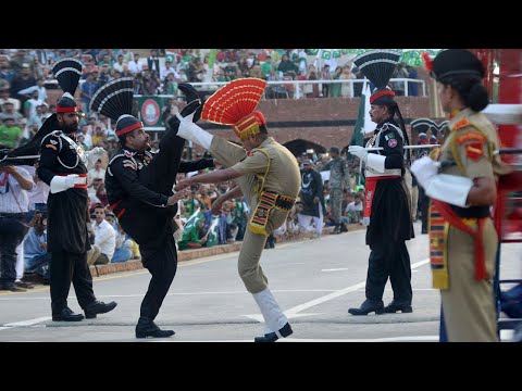 PAKvIND 14 August 2025 Live Wagah Border Parade | Pakistan Independence Day Flag Ceremony