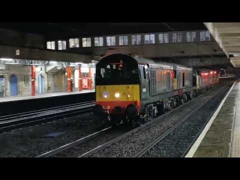 20096/20107 with 37703/20302/20305 0z17 Bo'ness  - Crewe Holding Sidings, 28th January 2022