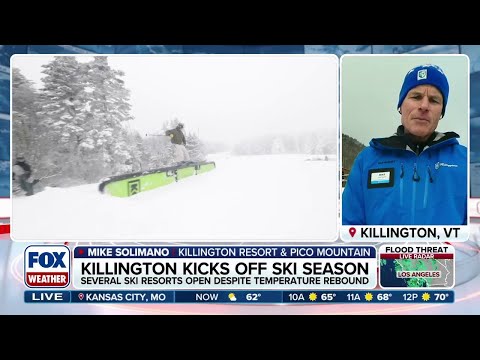 FIRST TRACKS ⛷️: Killington Resort Kicked Off Ski Season As Slopes Officially Opened This Week