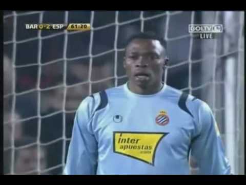 Barcelona 1 - Espanyol 2 21.02.2009 Gol de Touré
