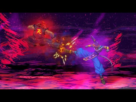 Akuma vs Beerus | All Transformation | Street Fighter X Dragon Ball