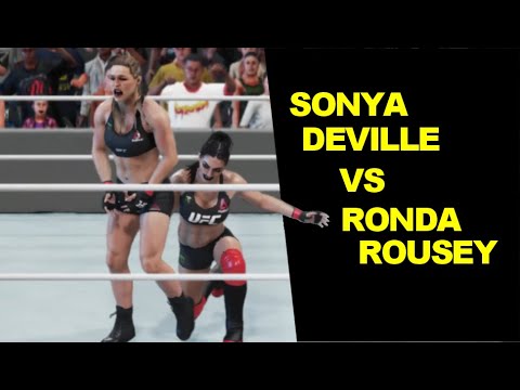 WWE 2K19 Sonya Deville vs Ronda Rousey - No Holds Barred
