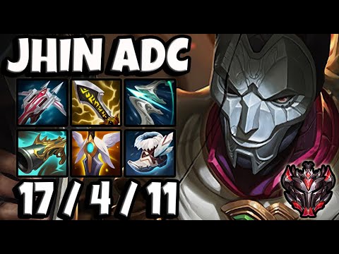 Arrow JHIN vs EZREAL ADC [ Quadrakill ] Korea Grandmaster Patch 11.4 ✅