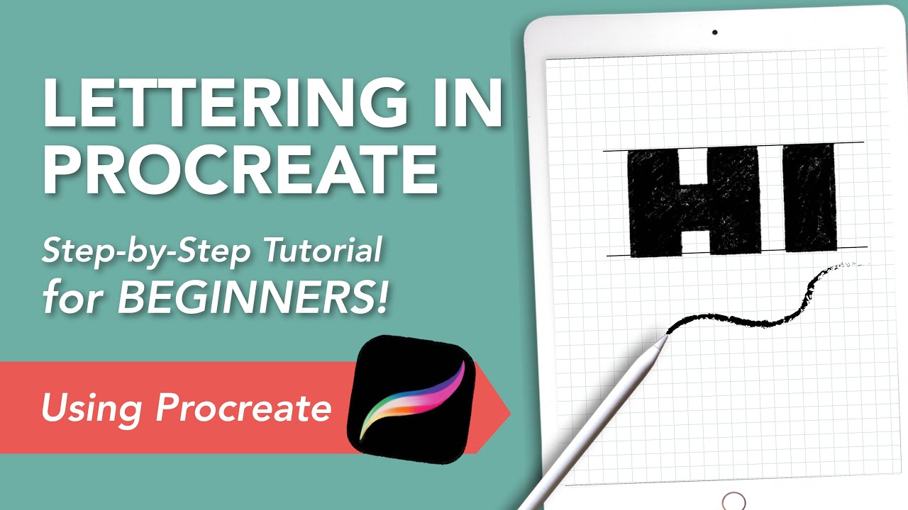 A Beginner Intro for Hand Lettering | How to Use Procreate