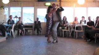 Bart Boskaljon & Maureen van Althuis in Milonga La Cantina (3) "Milomba" Orquesta Tipica Andariega